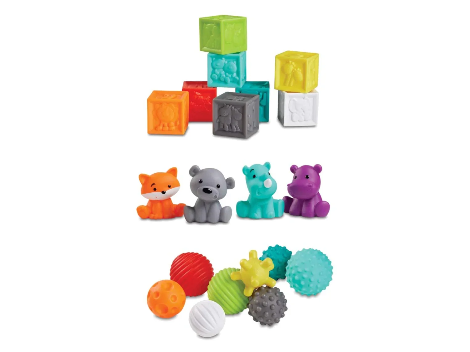 Infantino Coffret de jeux d'apprentissage pour bb