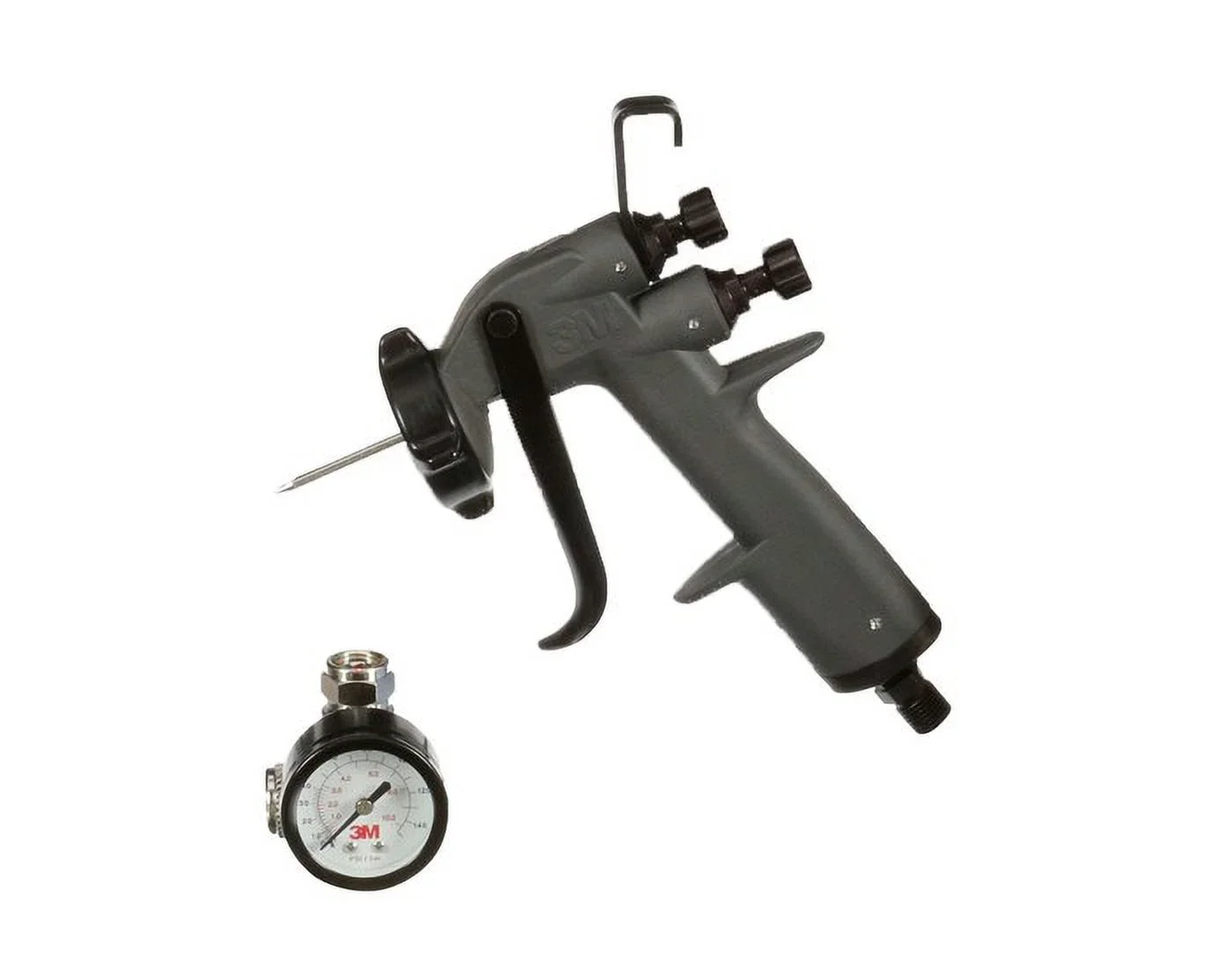 3M 26832 Performance Spray Gun, 1.2 to 2 mm Nozzle Size, 145 psi, 13 scfm