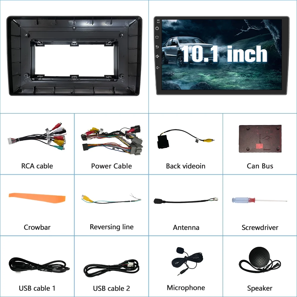 Car Radio Stereo 2+32GB for Chevy Chevrolet Silverado 2007-2013 Tahoe Equinox GMC Sierra Yukon with Wireless CarPlay,Android Auto,DSP,Bluetooth,WiFi,SWC Back Camera(2G+32G+Back Camera) - Image 8