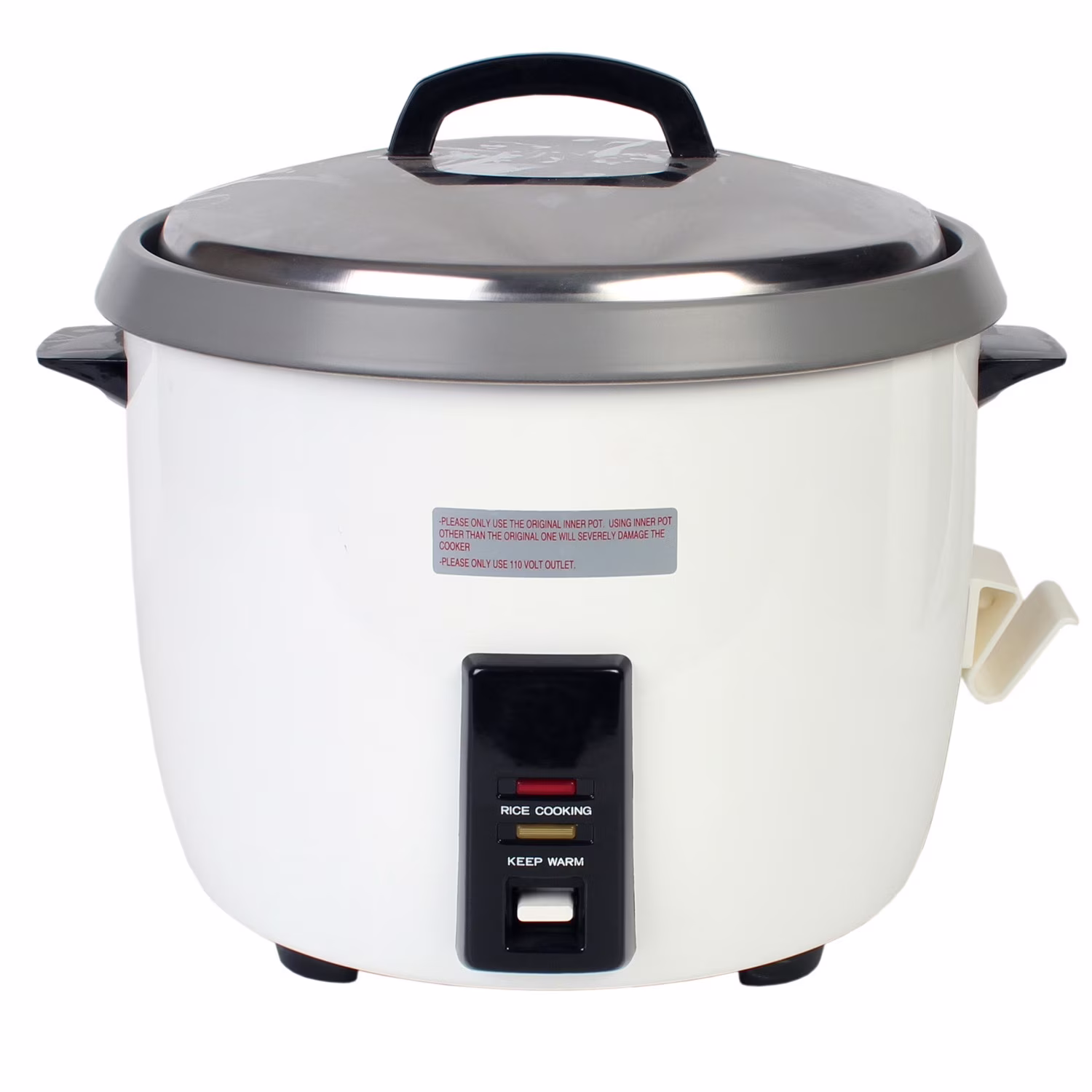 Excellante 30 Cup/ 60 Bowls Rice Cooker and Warmer, Non - Stick Inner Pot, Commercial Grade, Comes in Each