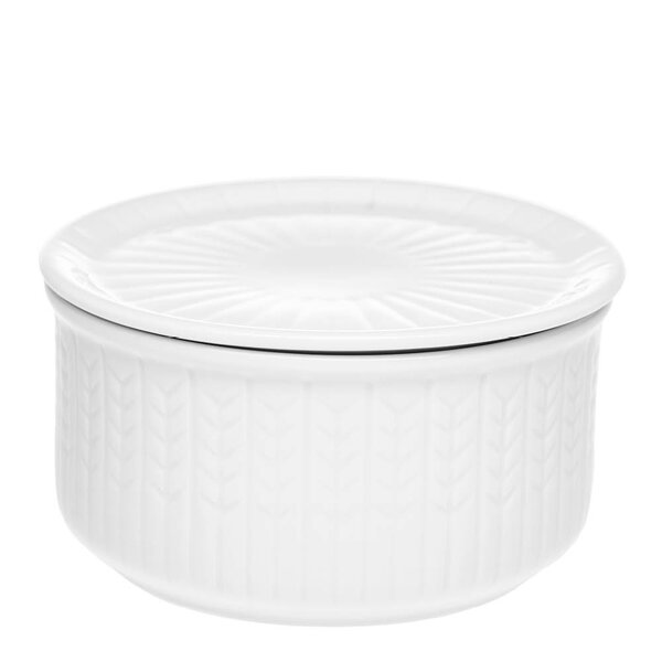 Swedish Grace lav krukke S 0,3L snø/hvit