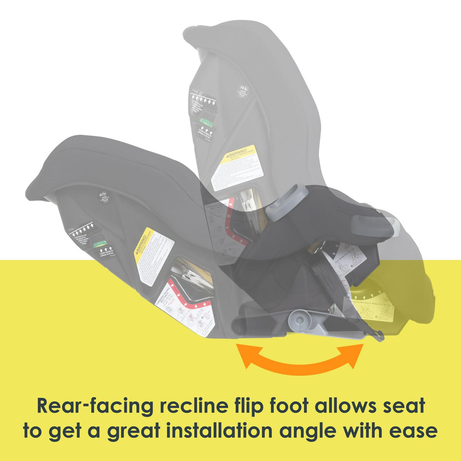 Baby Trend Trooper 3 - in - 1 Convertible Car Seat - Desert Black