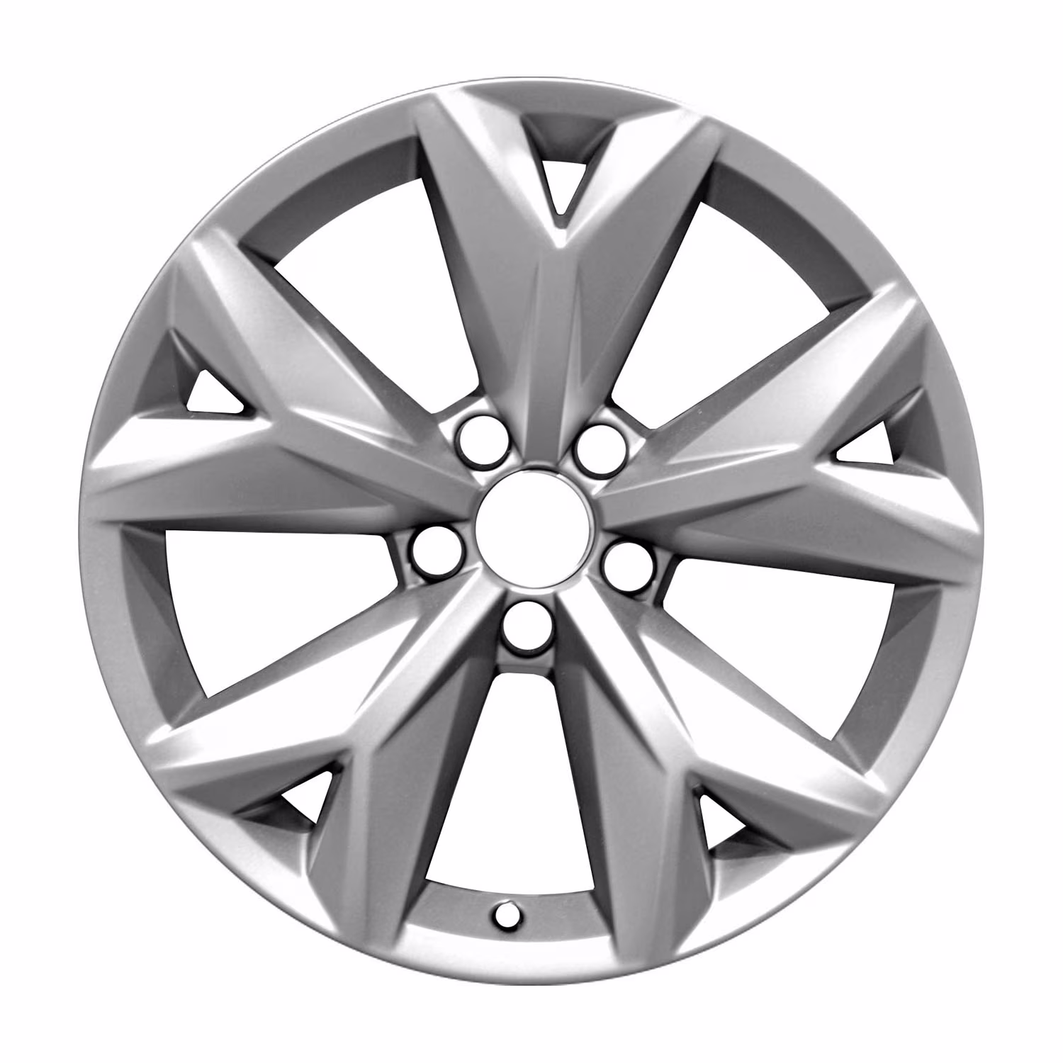 Remanufactured Painted Bright Silver Aluminum Wheel 18 x 8 fits 2018-2020 Volkswagen Atlas