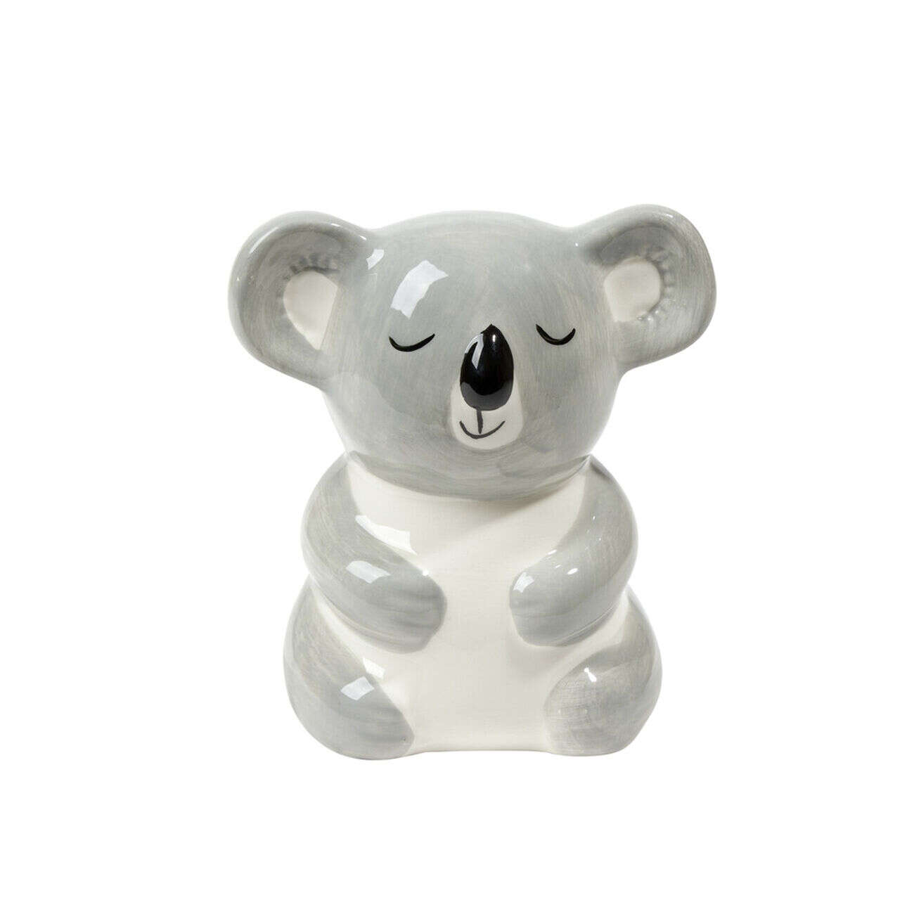 Tirelire forme koala en céramique 10x8,5xH11cm