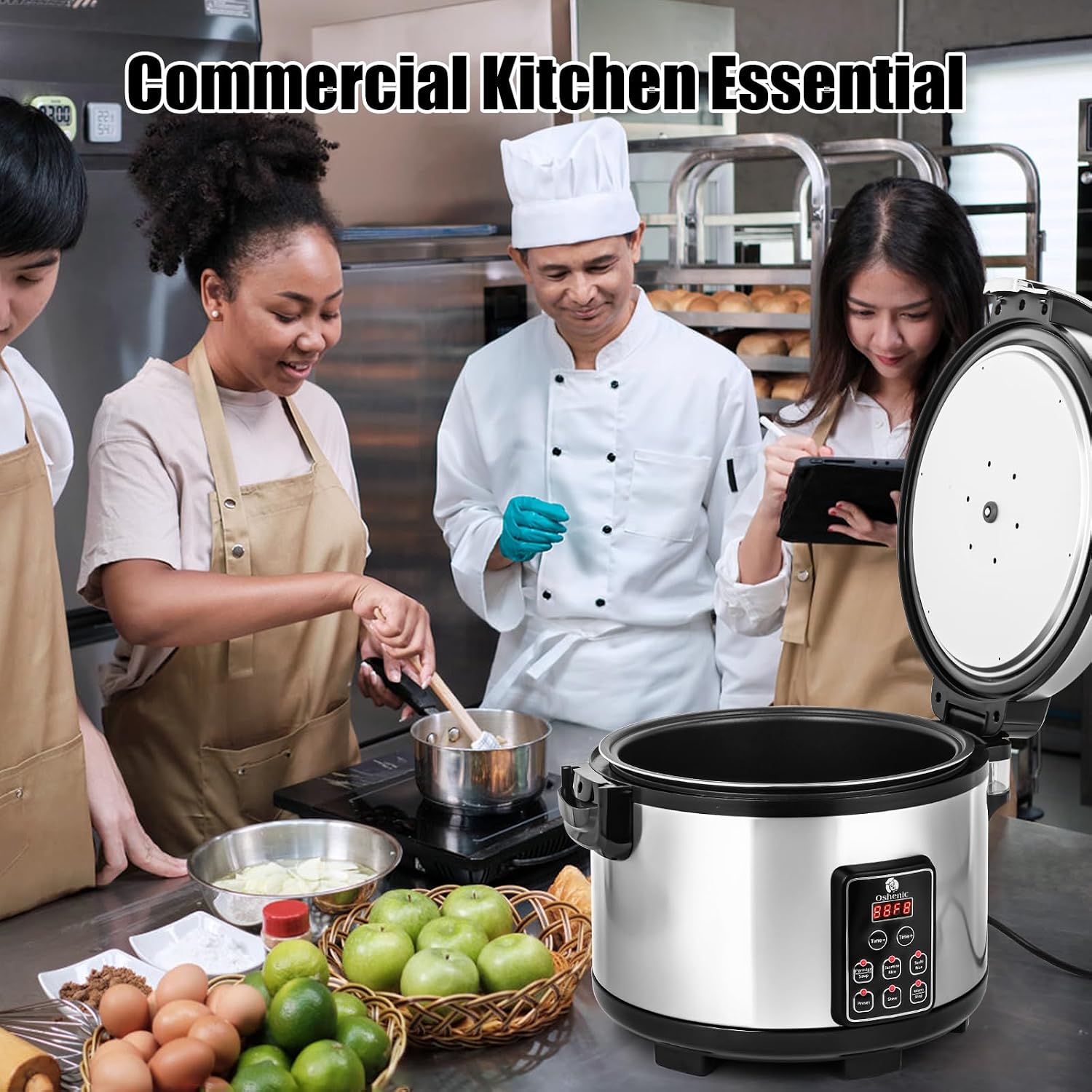 Commercial Rice Cooker, 15.85QT/84 Cups Cooked Rice, 15L Extra Large