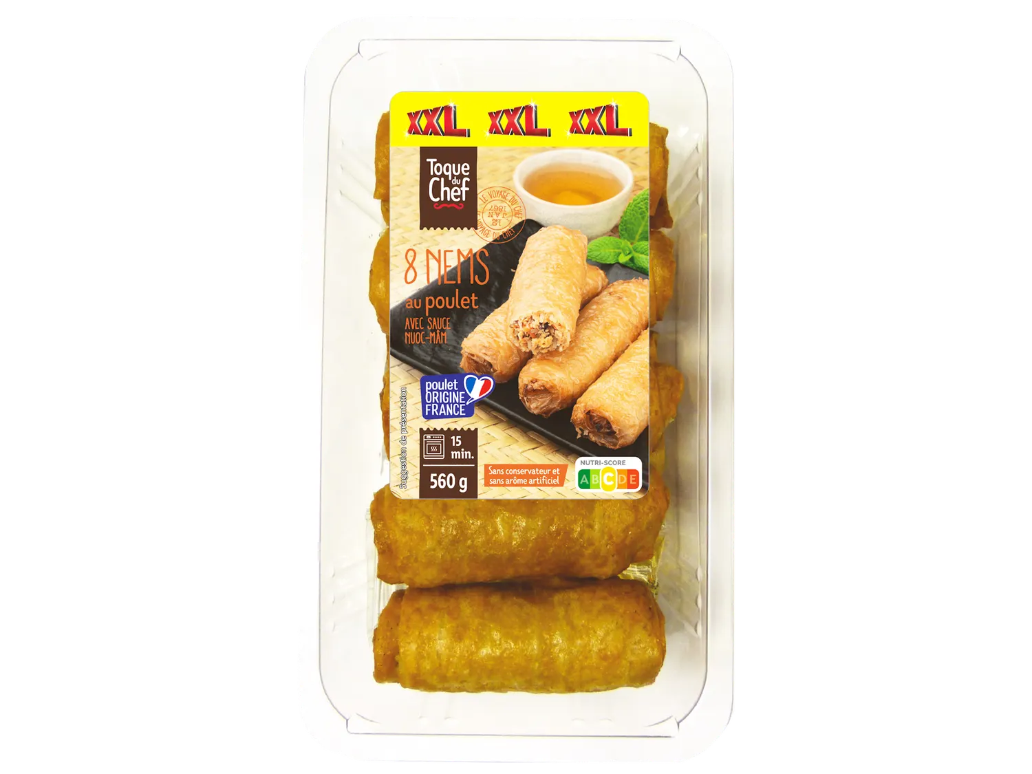 TOQUE DU CHEF Nems poulet XXL