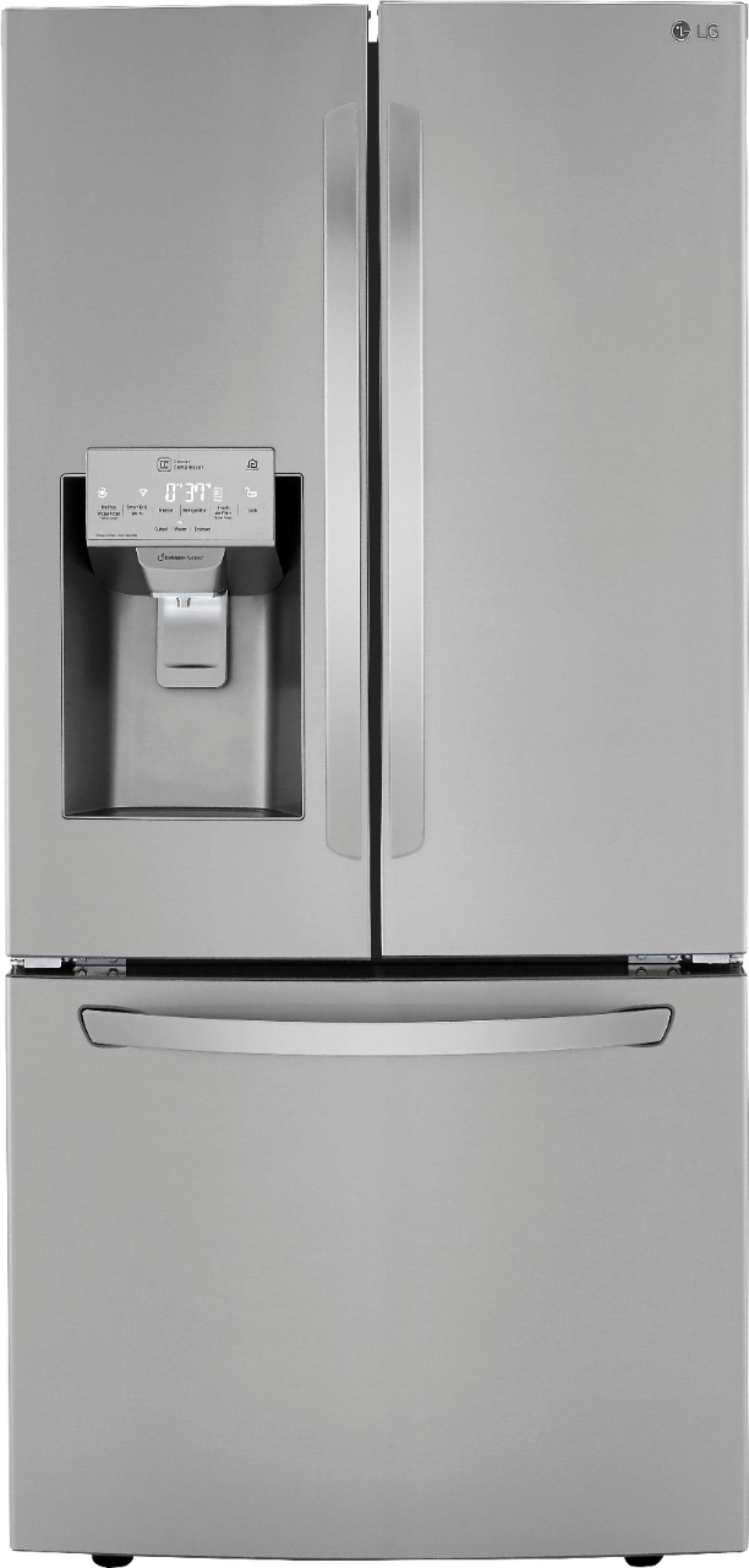 LG LRFXS2503S 25 Cu. ft. Stainless Smart French Door Refrigerator