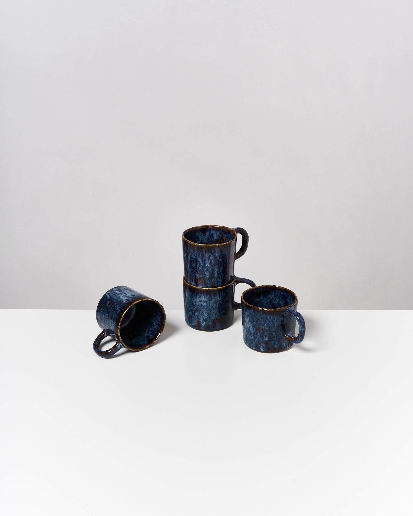 CORDOAMA - SMALL MUG CLASSIC DARK BLUE SET OF 4