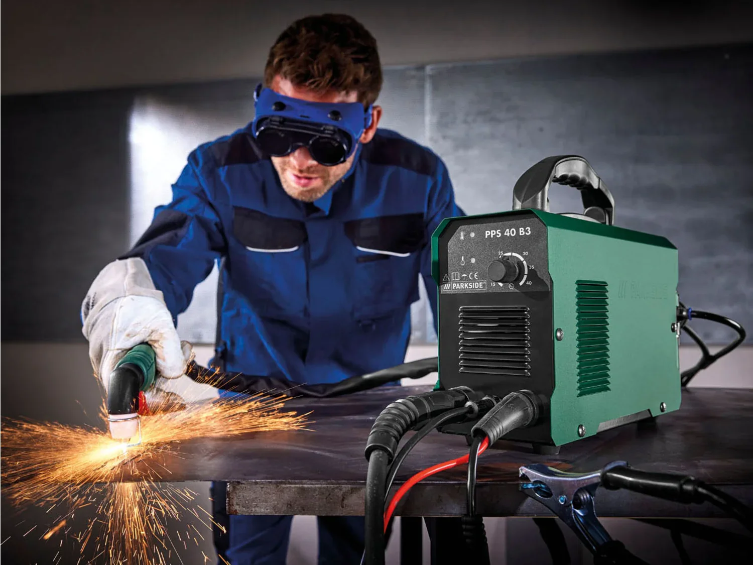PARKSIDE Dcoupeur plasma PPS 40 B3, avec protection contre les surcharges