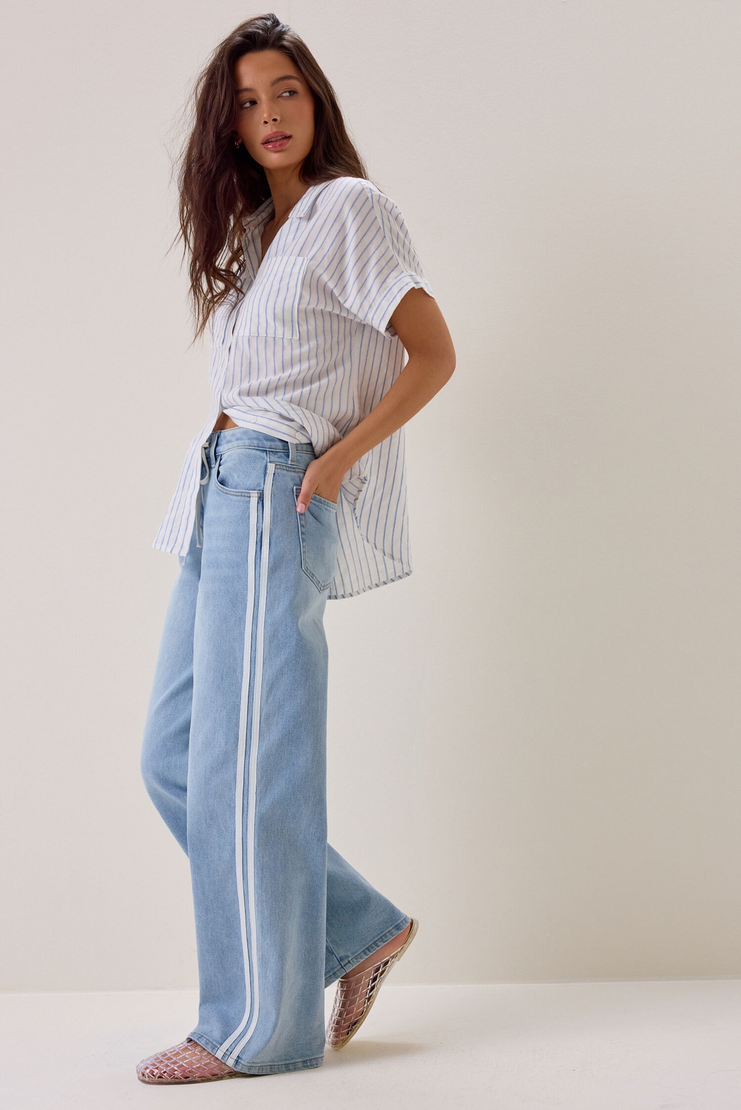 Skylar Side Stripe Jeans