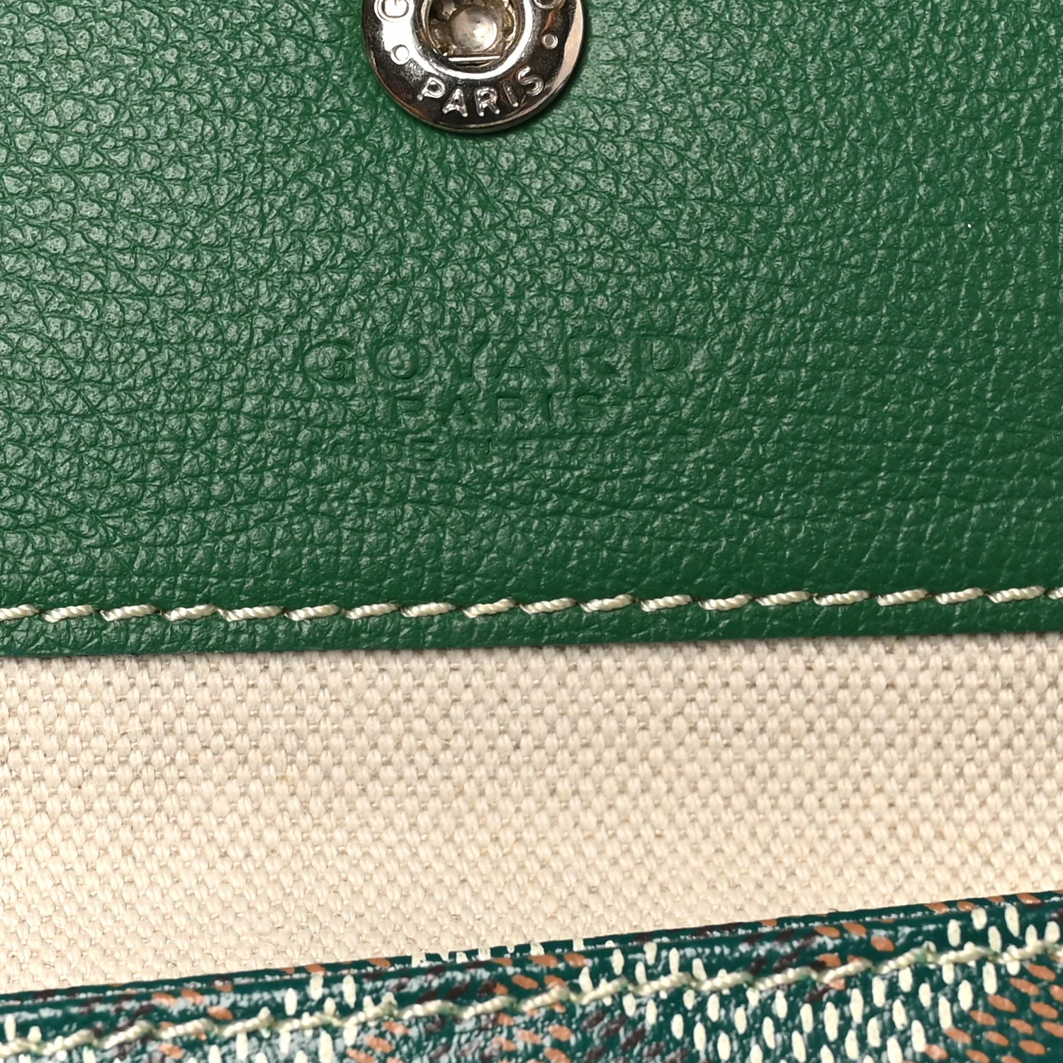 Goyardine Saint Louis GM Green