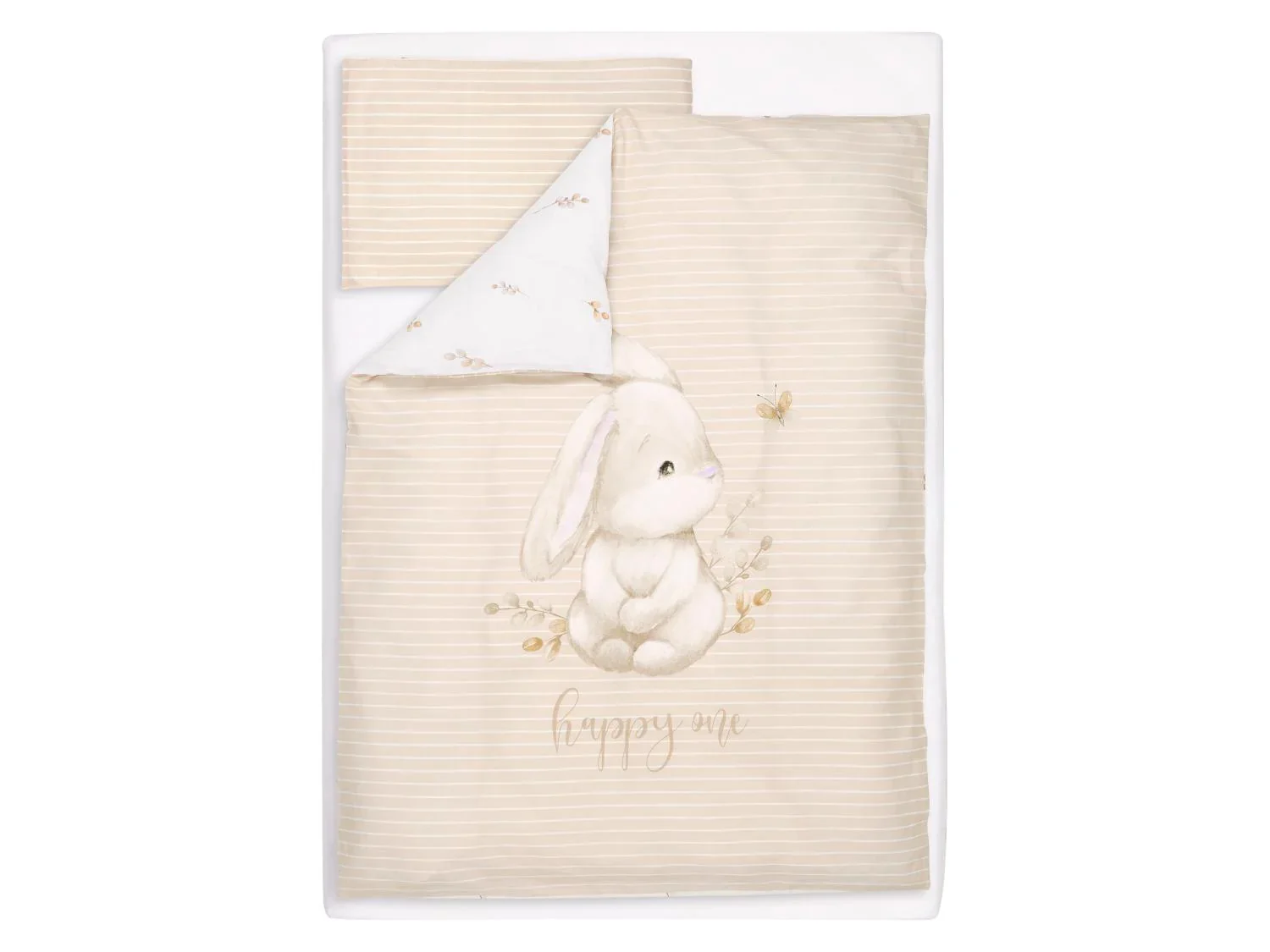 LIVARNO Parure de lit bb rversible, 3 pices
