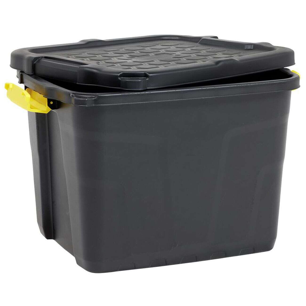 Box de rangement brico noir 42L