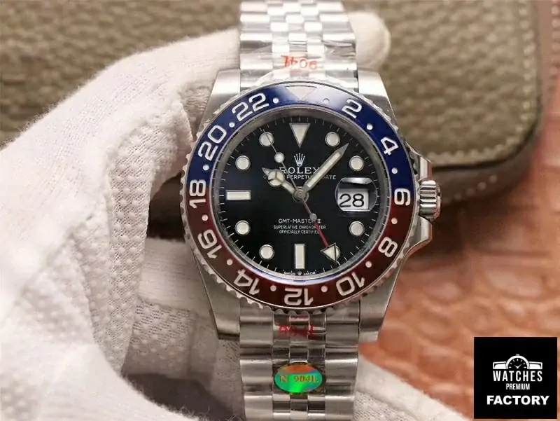 Rolex GMT Master II 126710BLRO-0001 Noob Factory Black Dial