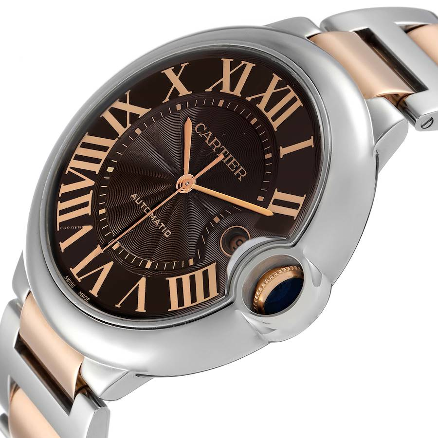 [Super Clone]BALLON BLEU Rose Gold Mix Chocolate 42mm