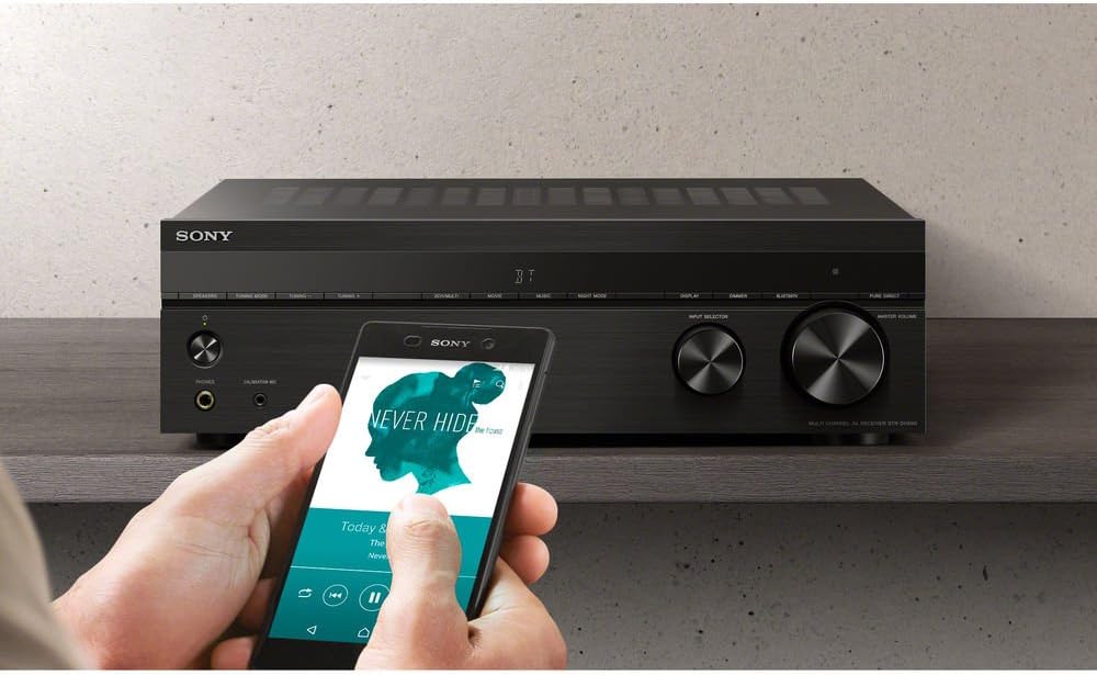 Sony STRDH590 5.2 Multi-Channel 4k HDR AV Receiver with Bluetooth Bundle with 1 YR CPS Enhanced Protection Pack