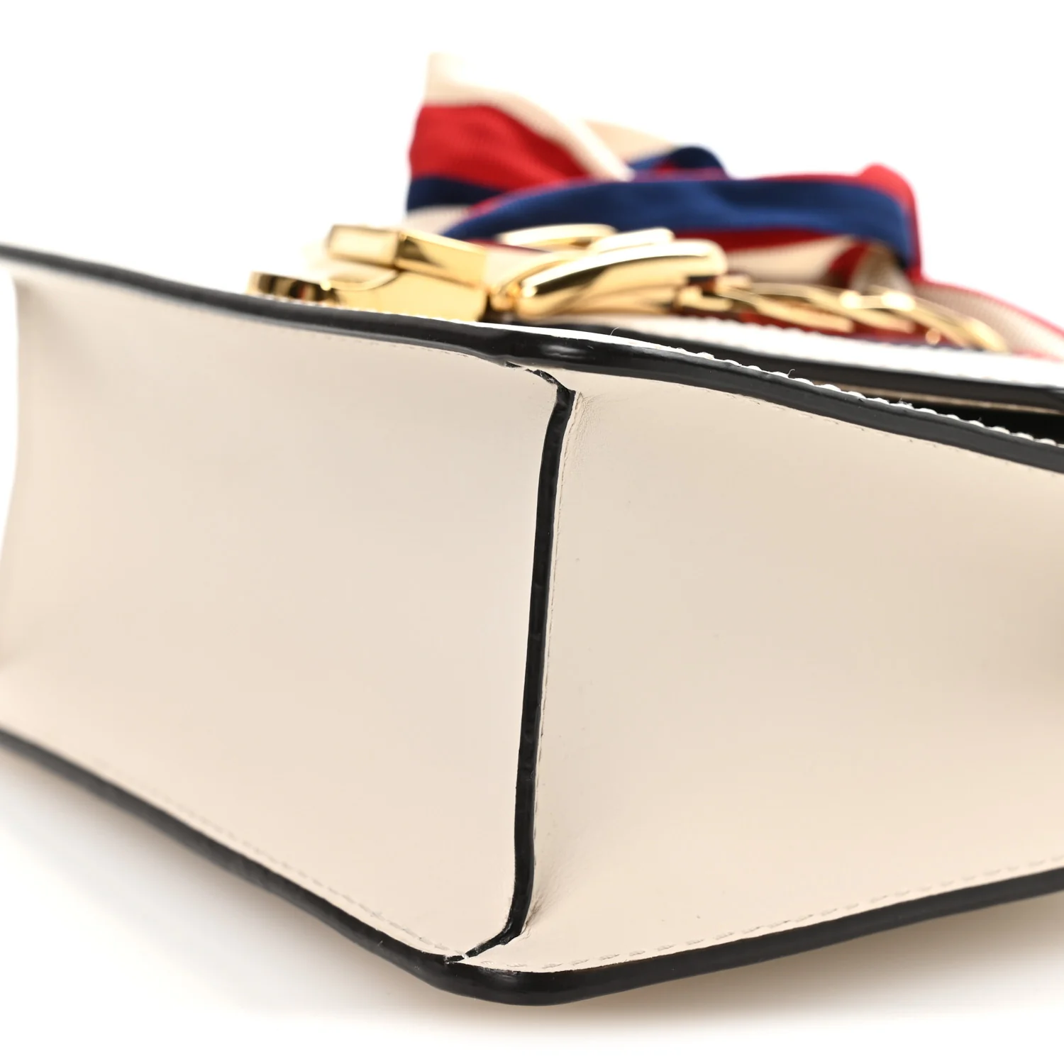 Calfskin Mini Sylvie Shoulder Bag White