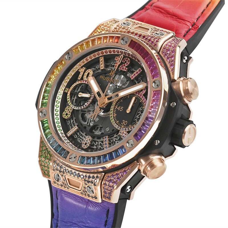 ウブロビッグバン ウニコ キングゴールド レインボー 441.OX.9910.LR.0999