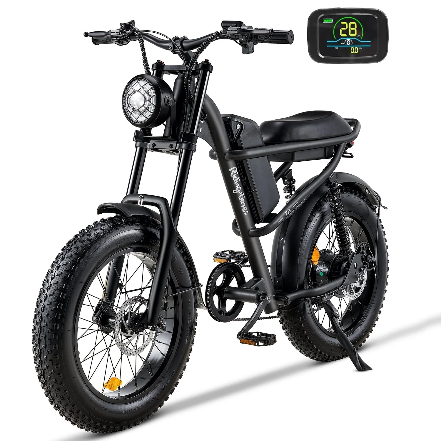 Riding'Times Z8 Snow Electric Bike for Adults, 1500W Motor, 20