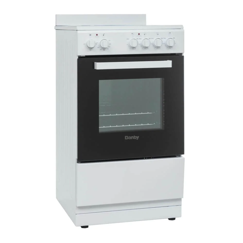 DER20V1W 2.05 Cu. Ft. White Freestanding Electric Range - Image 2