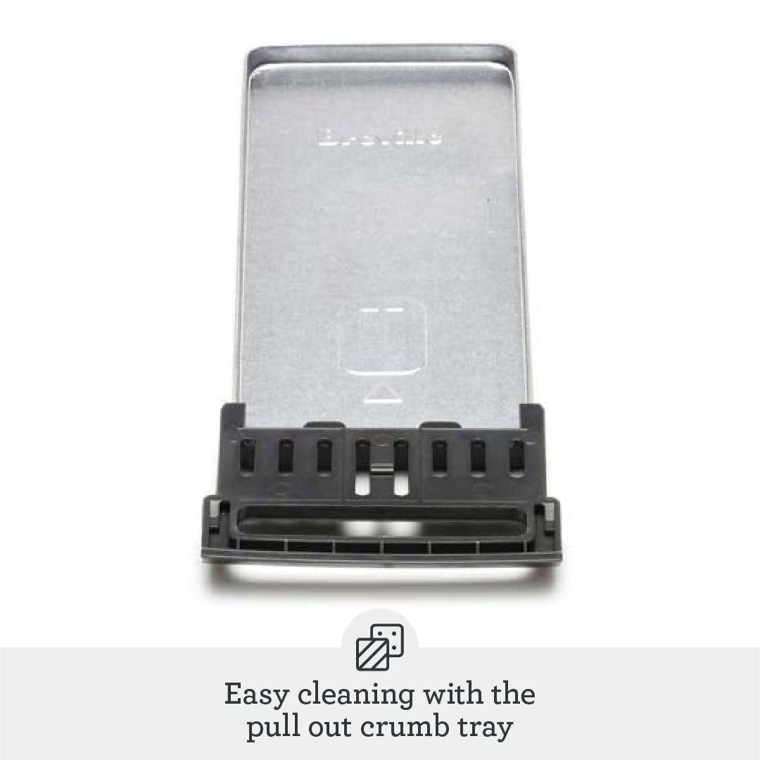 Grille-pain intelligent Breville en acier inoxydable brossé, 2 tranches