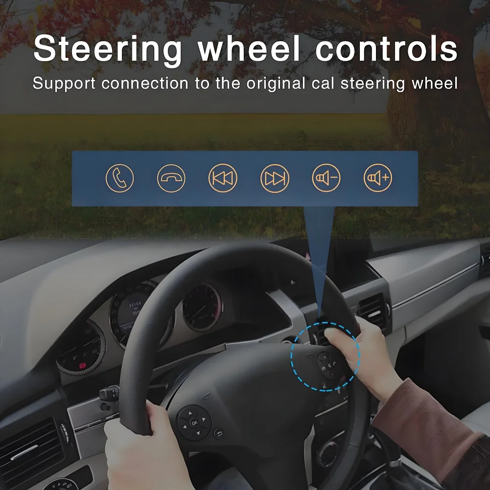 2+32G Car Stereo Radio for Jeep Compass 2017-2019, Support Wireless Carplay Android Auto 9" Touch Screen Android 13 Bluetooth GPS Navigation Car Player Radio(2+32GB) - Image 7