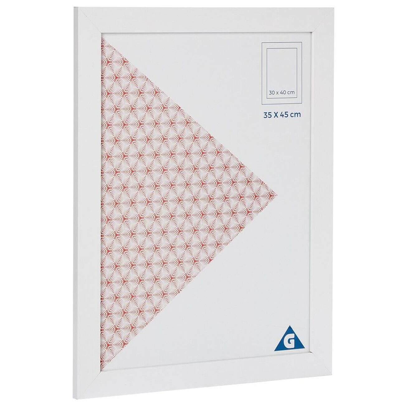 Cadre photo blanc 1 vue 30 x 40 cm