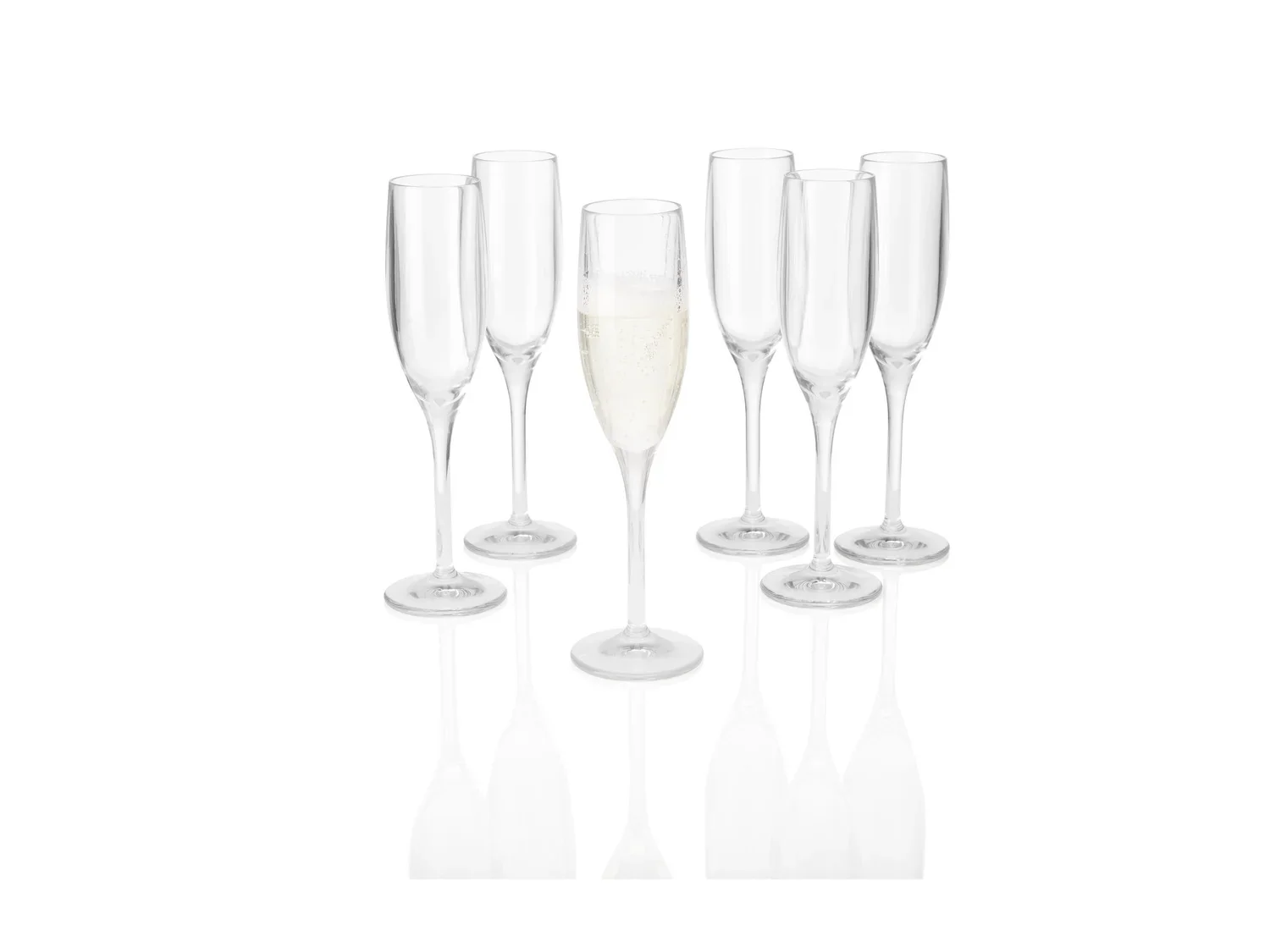 ERNESTO Lot de 6 verres  vin,  champagne ou  eau