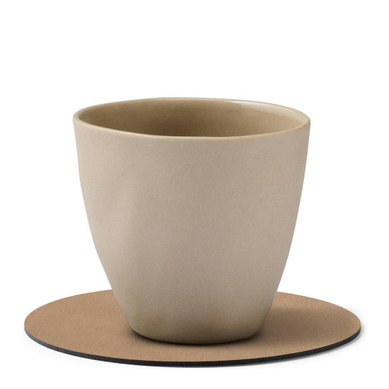 Circle Nupo glassbrikke 10 cm nougat