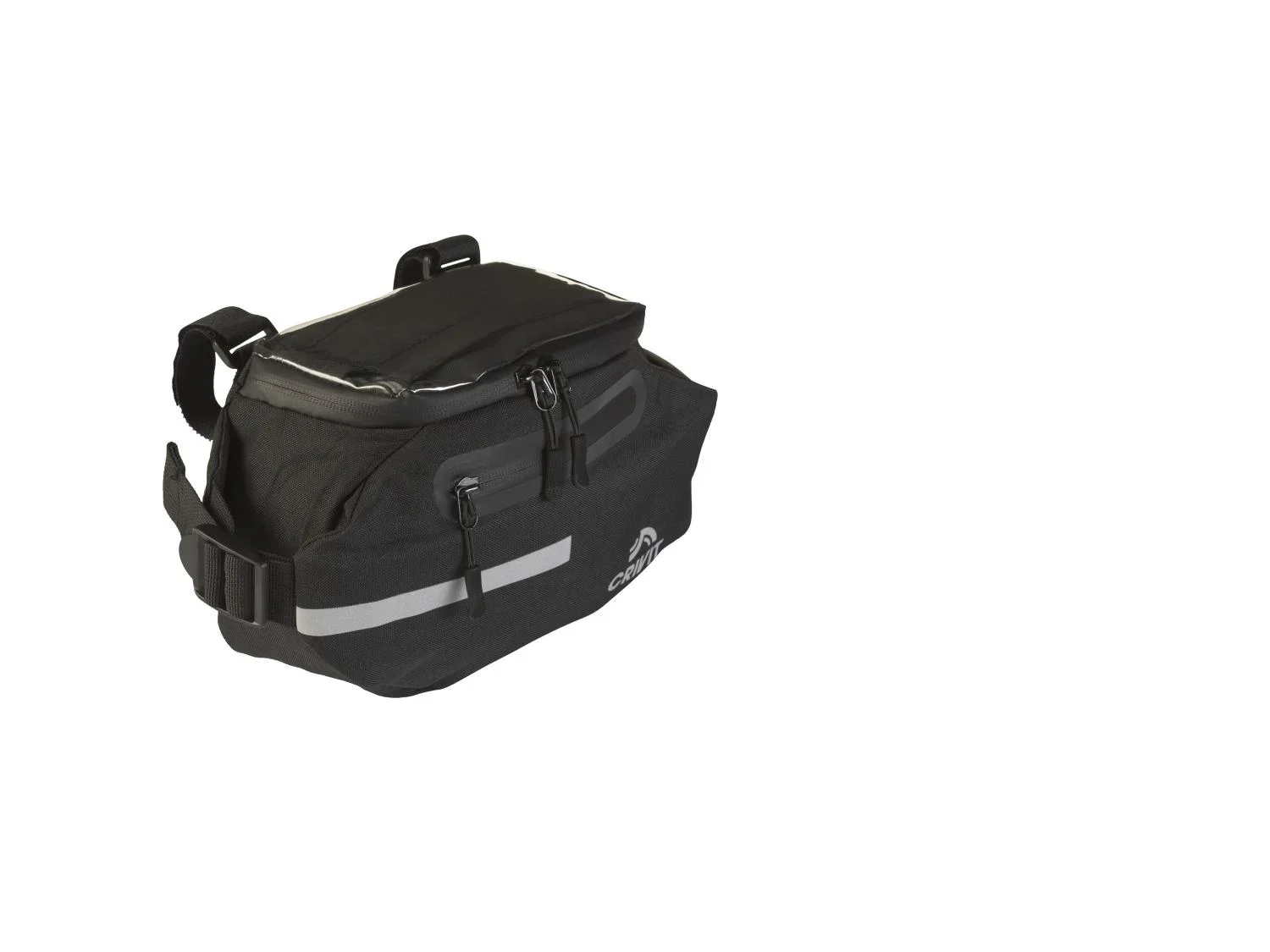 CRIVIT Sacoche pour guidon de vlo, sacoche double pour cadre de vlo ou sacoche pour porte-bagages de vlo