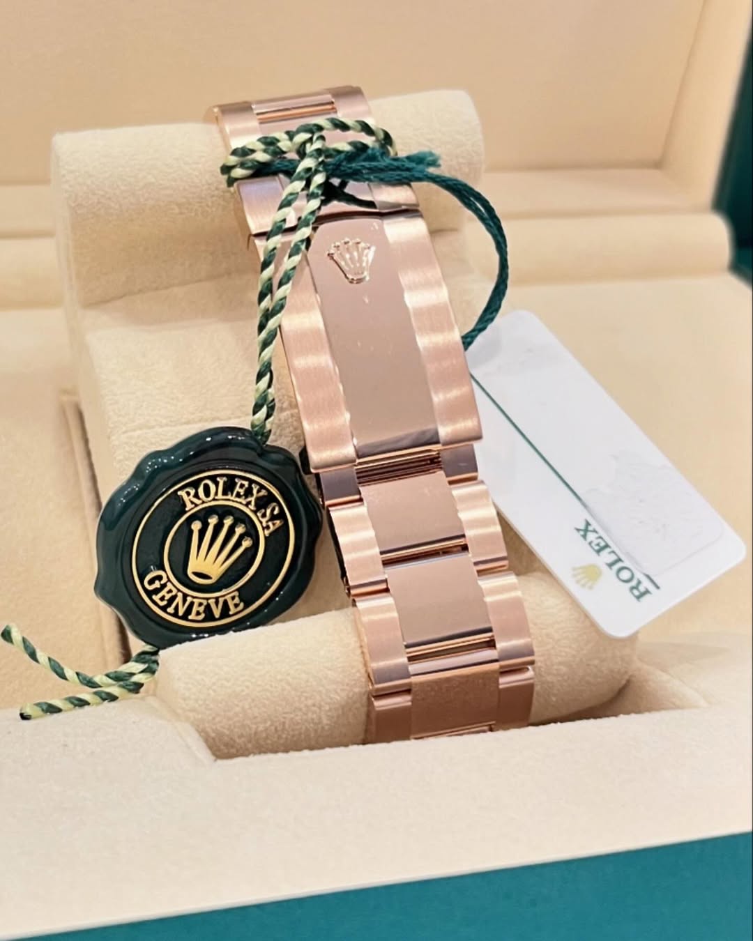 [Super Clone]RLX  Sky-Dweller 42mm Rose Gold White Dial Oyster - 336935