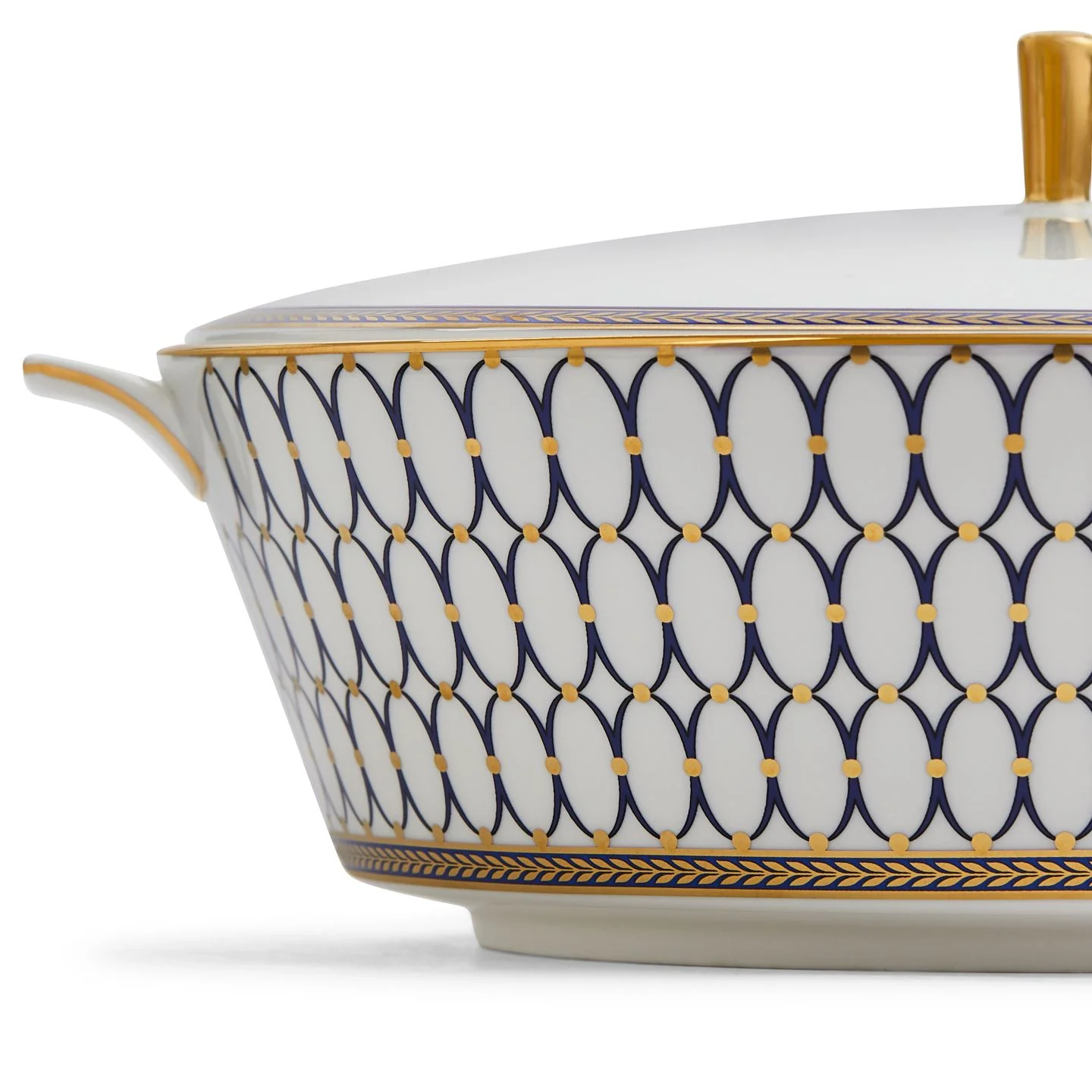 Renaissance Gold Covered Vegetable Dish