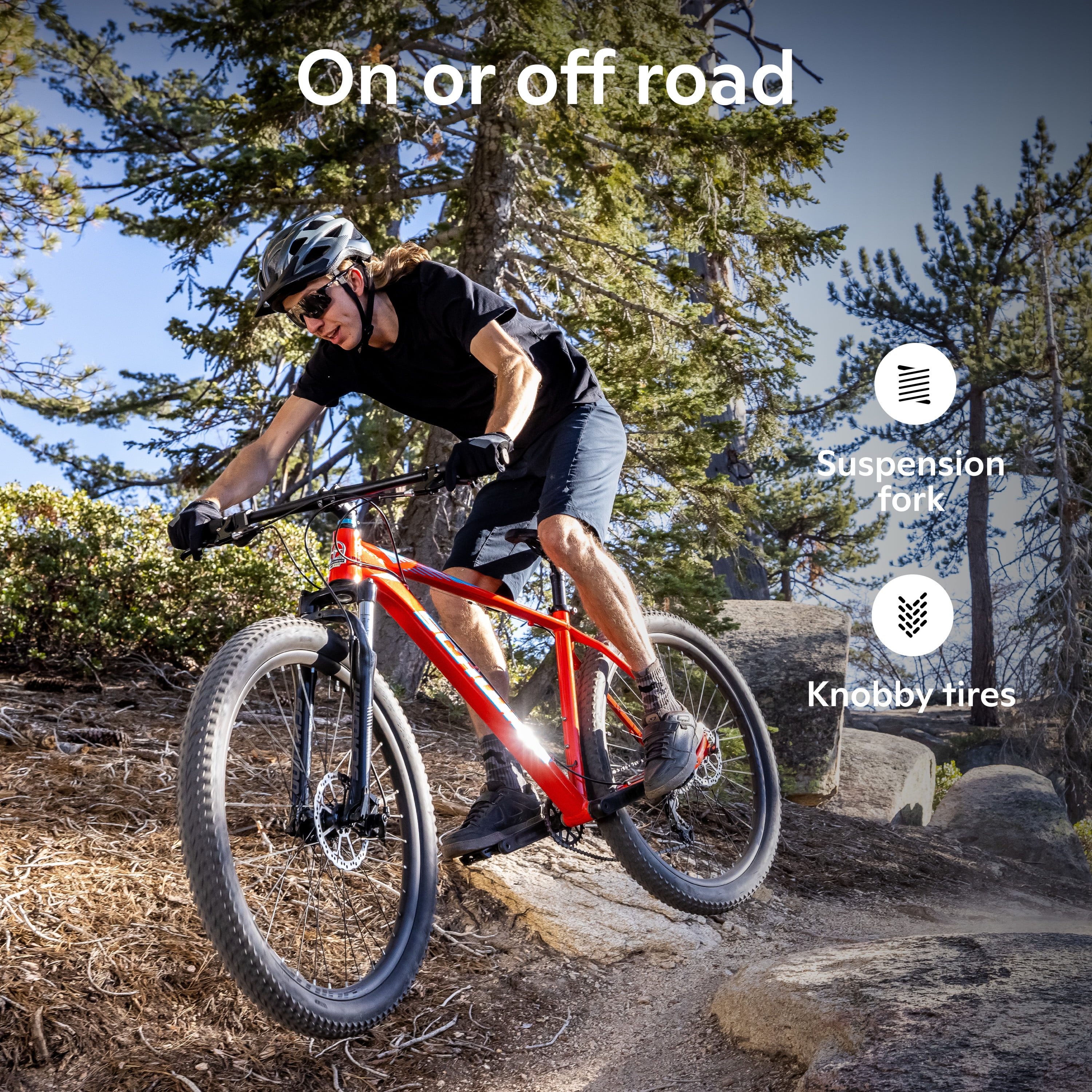 29 in Axum DP Mens Mountain Bike, Red, 19 in Frame Image 2