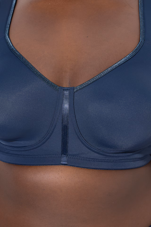 Satin Trim Wirefree Stretch Microfiber Wellness Bra