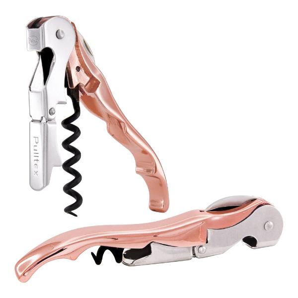 Vinåpner Pulltaps etui roségull
