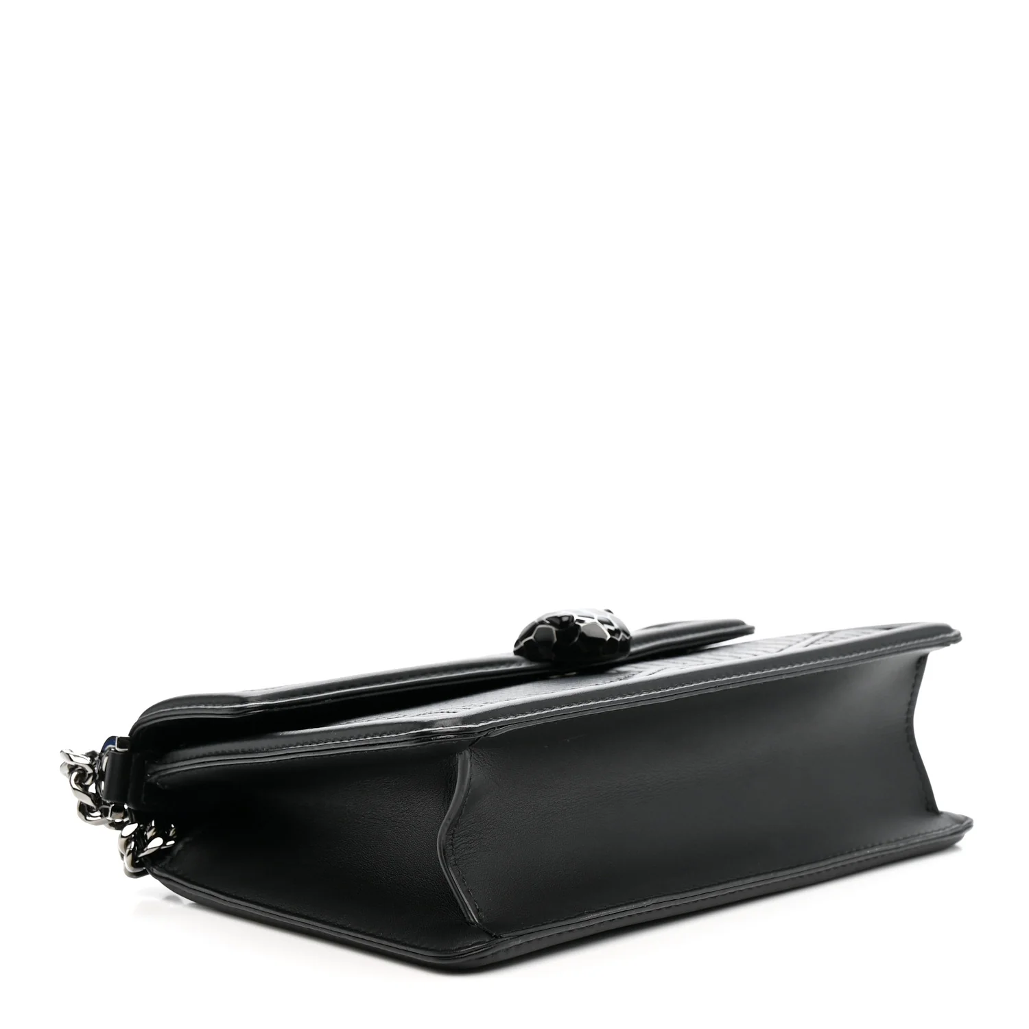 Quilted Nappa Smooth Calfskin Serpenti Forever Diamond Blast Shoulder Bag Black
