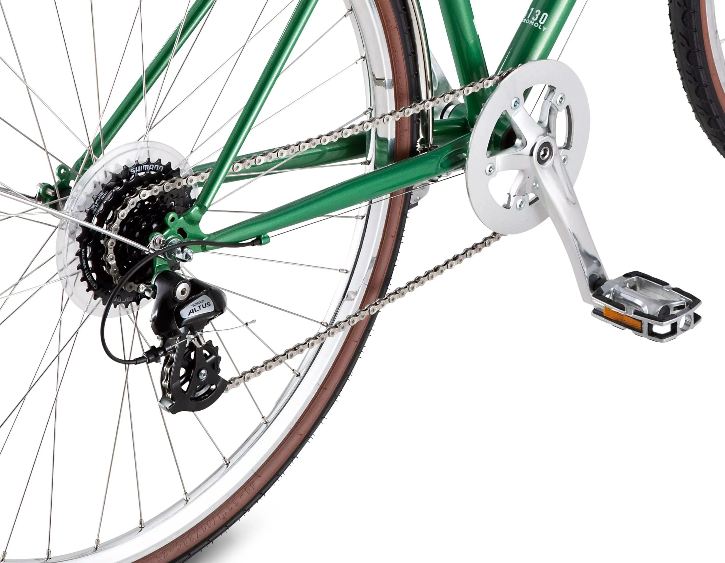 Schwinn Collegiate Adult Hybrid Bike, 8 Speeds, 700c Wheels, Women'S 19 in Frame, Medium, Large