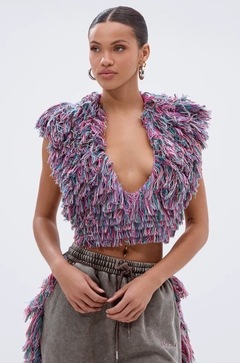 THE ONE FRINGE BLOUSE - Akira Store