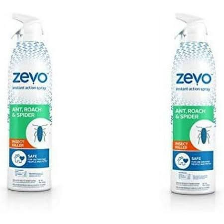 ZEVO Roach Killer Ant Roach Spider Insect Spray (10 oz) Indoor Outdoor Use Instant Action Pet People Friendly Safe (2)