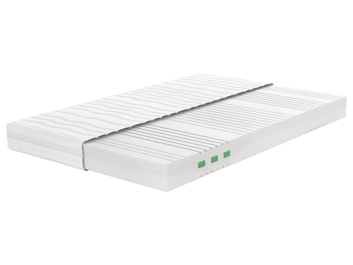 LIVARNO home Matelas en mousse froide, 7 zones, H2, 160 x 200 cm