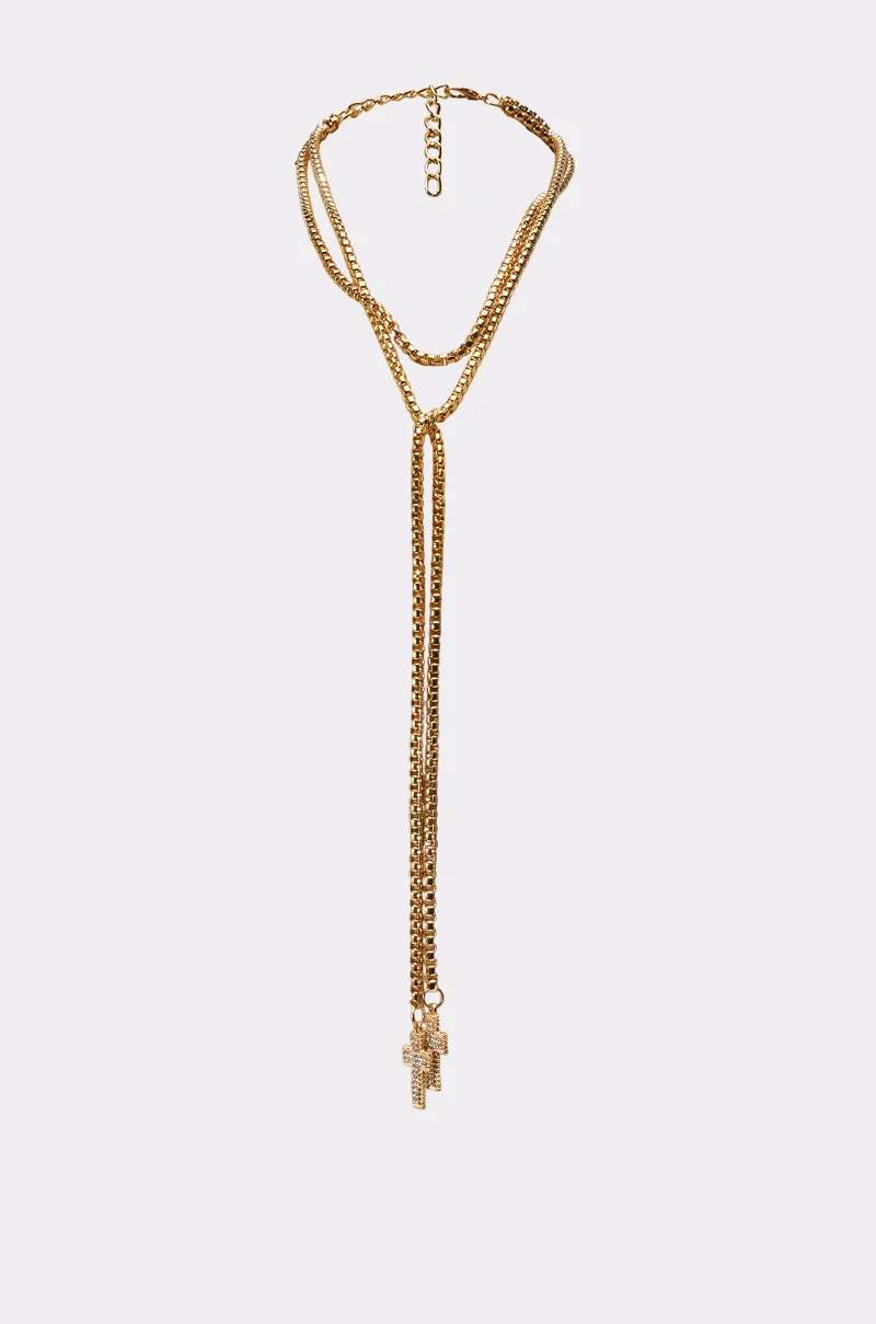 BLESSED GOLD NECKLACE - Akira Store