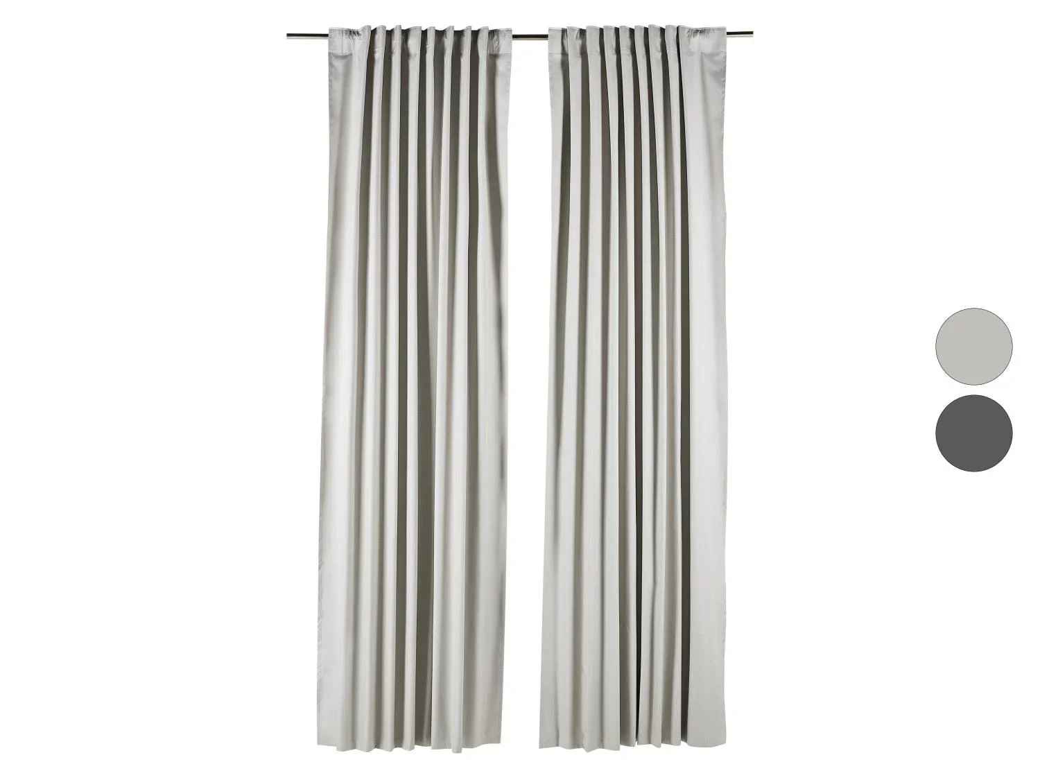 LIVARNO Set de 2 Rideaux obscurcissants premium