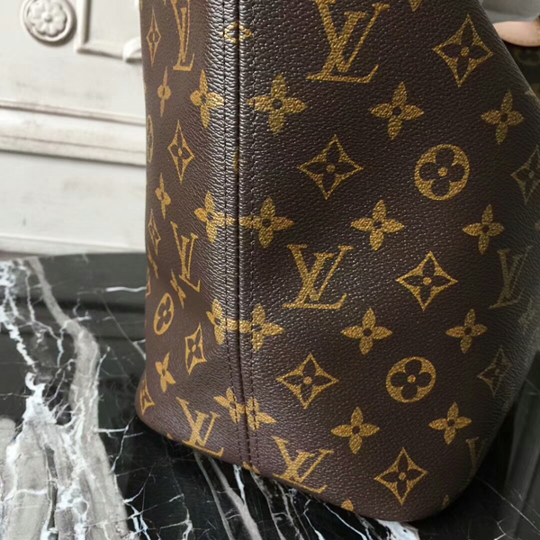 L M41178 Neverfull MM Shoulder Bag Monogram Canvas