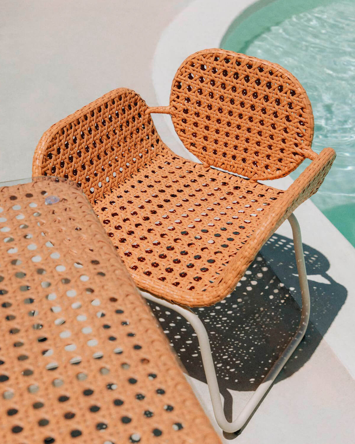 Roys - Silla de Exterior de Aluminio y Ratán Sintético con Reposabrazos Roys