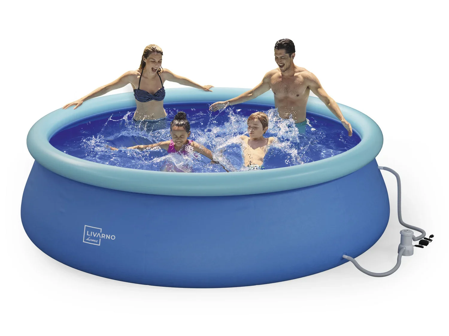 LIVARNO home Piscine gonflable Quick-Up,  300 x 76 cm