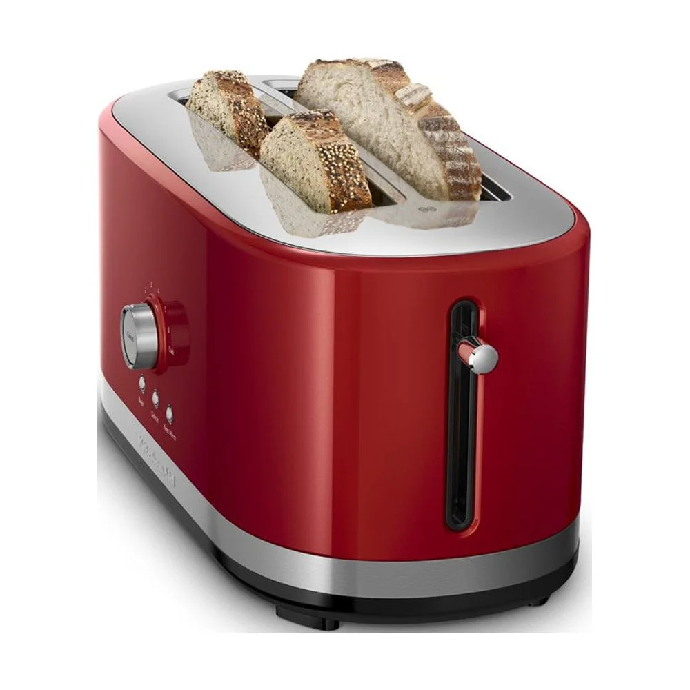 Kitchenaid 4 - Slice Toaster, Empire Red with High Lift Lever, 7 Shade Settings