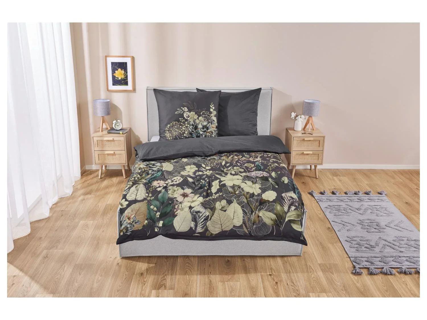 LIVARNO home Parure de lit en satin, 240 x 220 cm