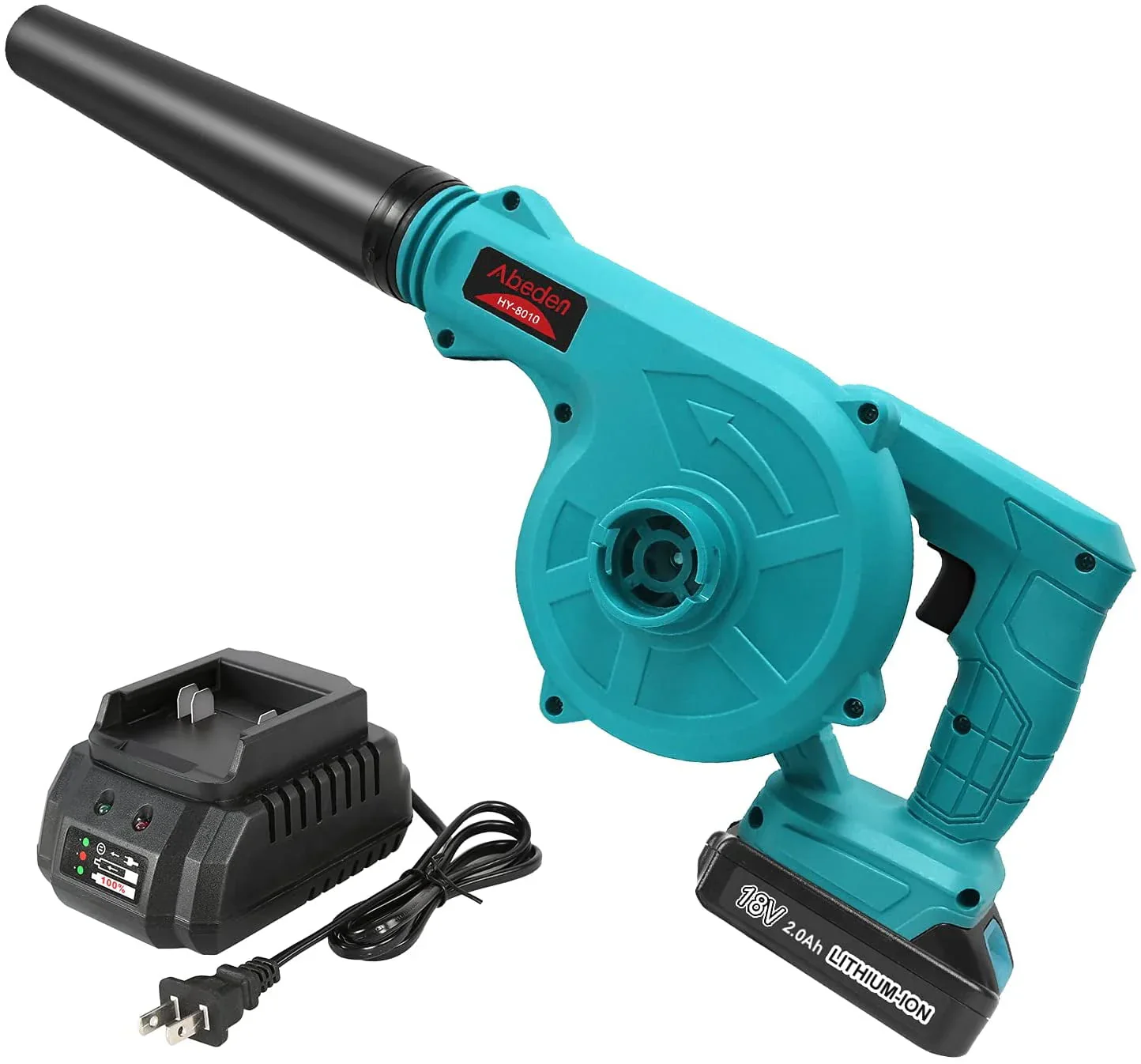Cordless Leaf Blower 18V Electric Garden Gap Blower Snow Weed Cleaner For Makita Battery Variable Speed 2-in-1 Portable Leaf Vacuum(Tools only)