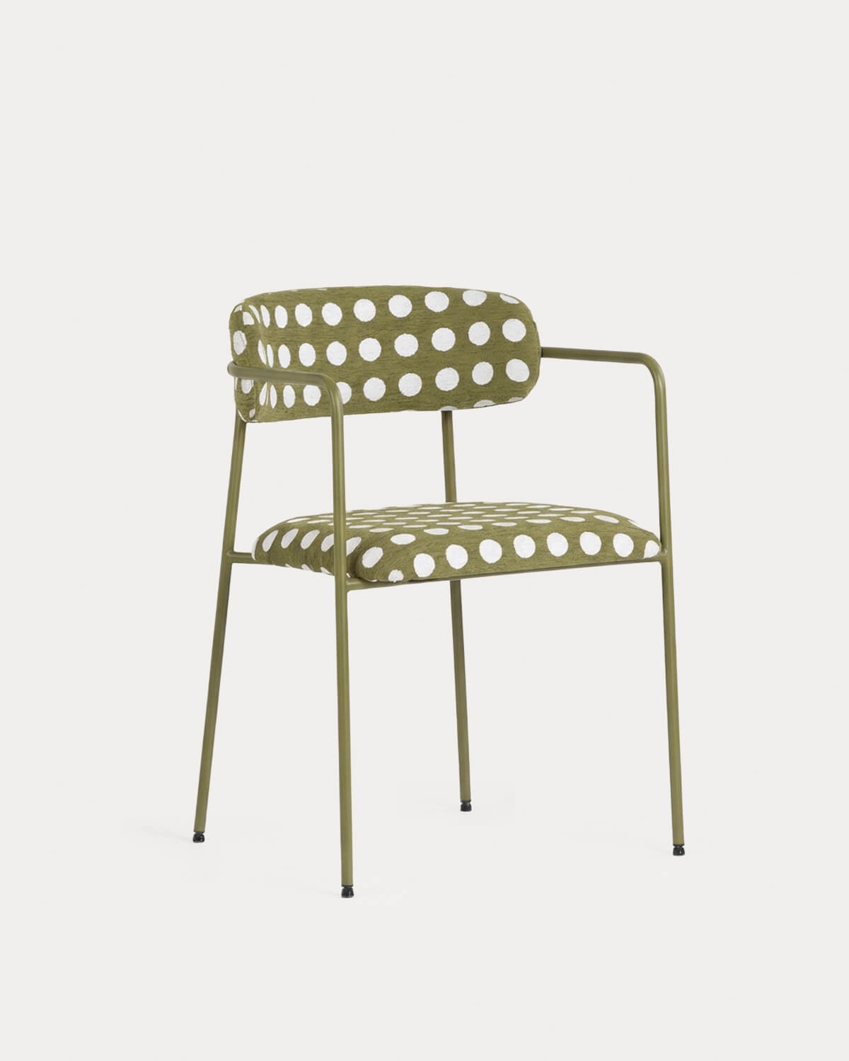Myretia - Pack 2 Sillas de Comedor con Reposabrazos de Metal y Tela Myretia