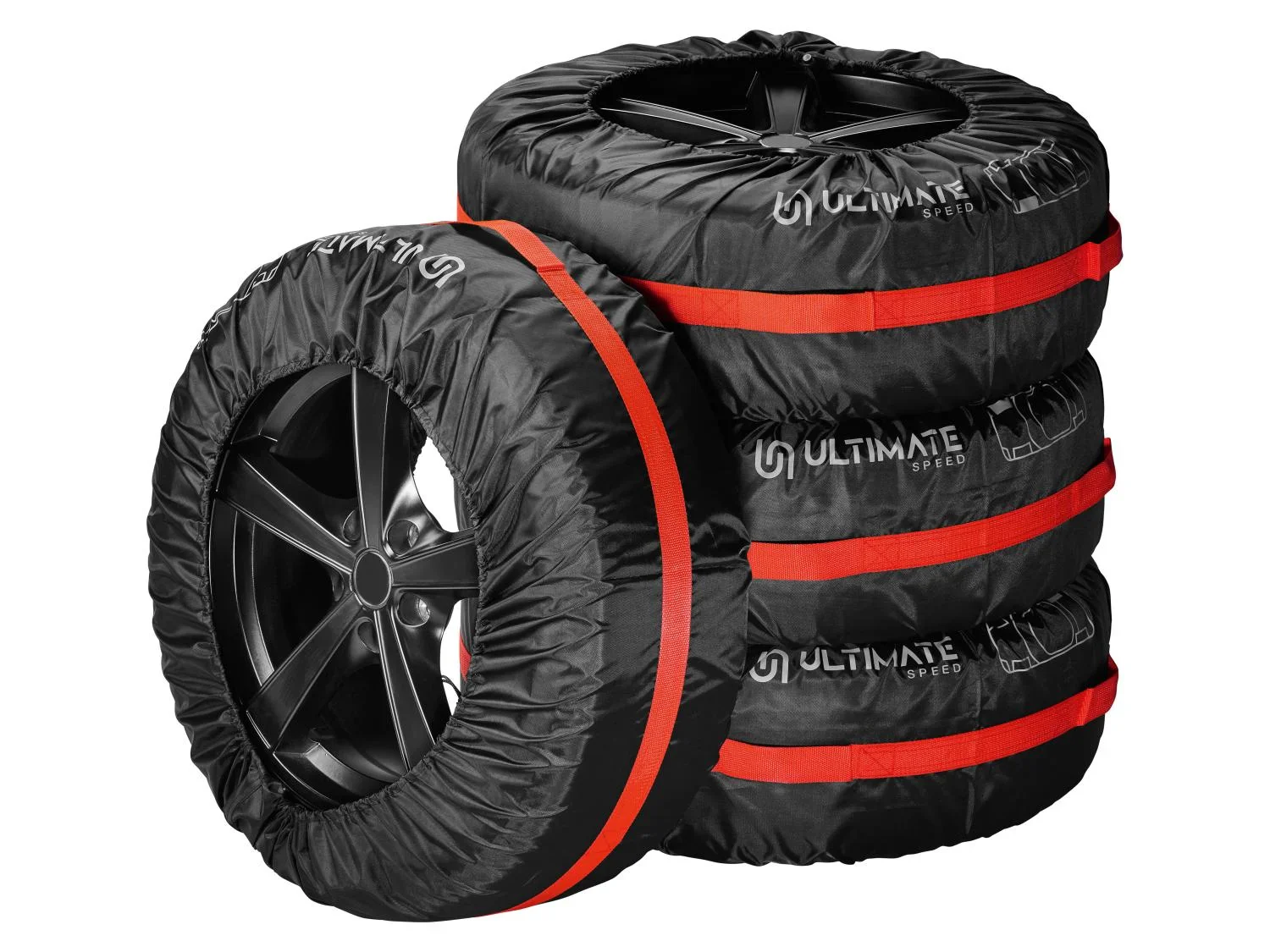 ULTIMATE SPEED Set de housses pour pneus